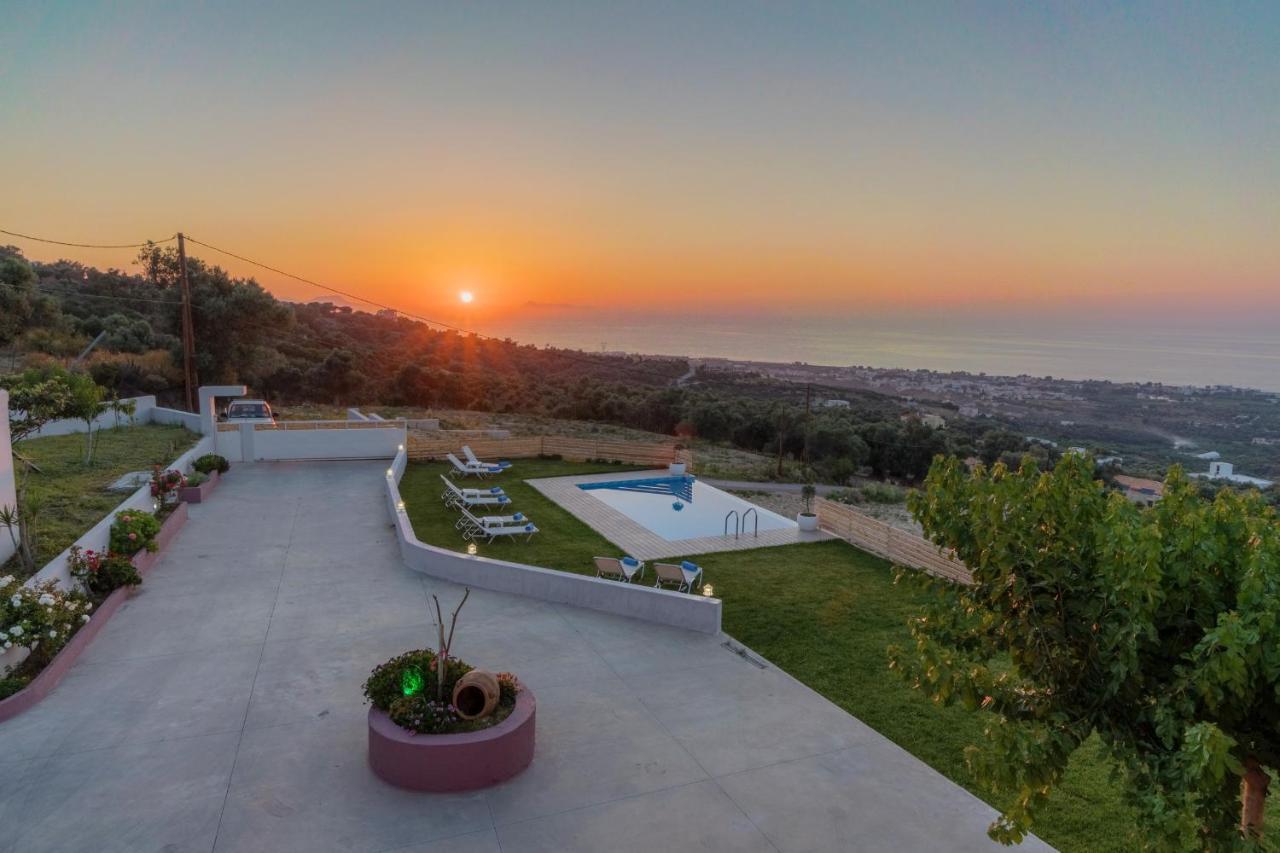 Alkistis Villa With Amazing Sea View Maroulás Exterior foto