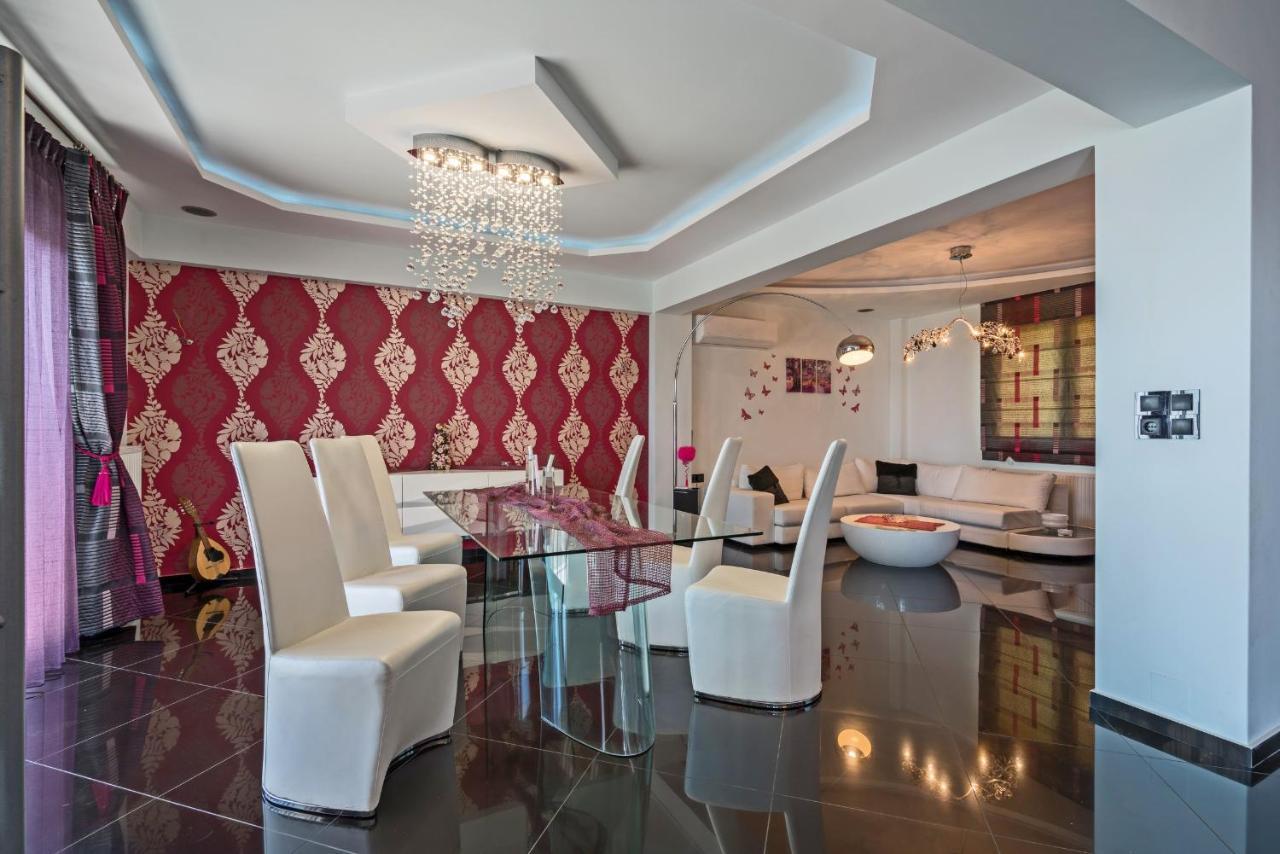Alkistis Villa With Amazing Sea View Maroulás Exterior foto