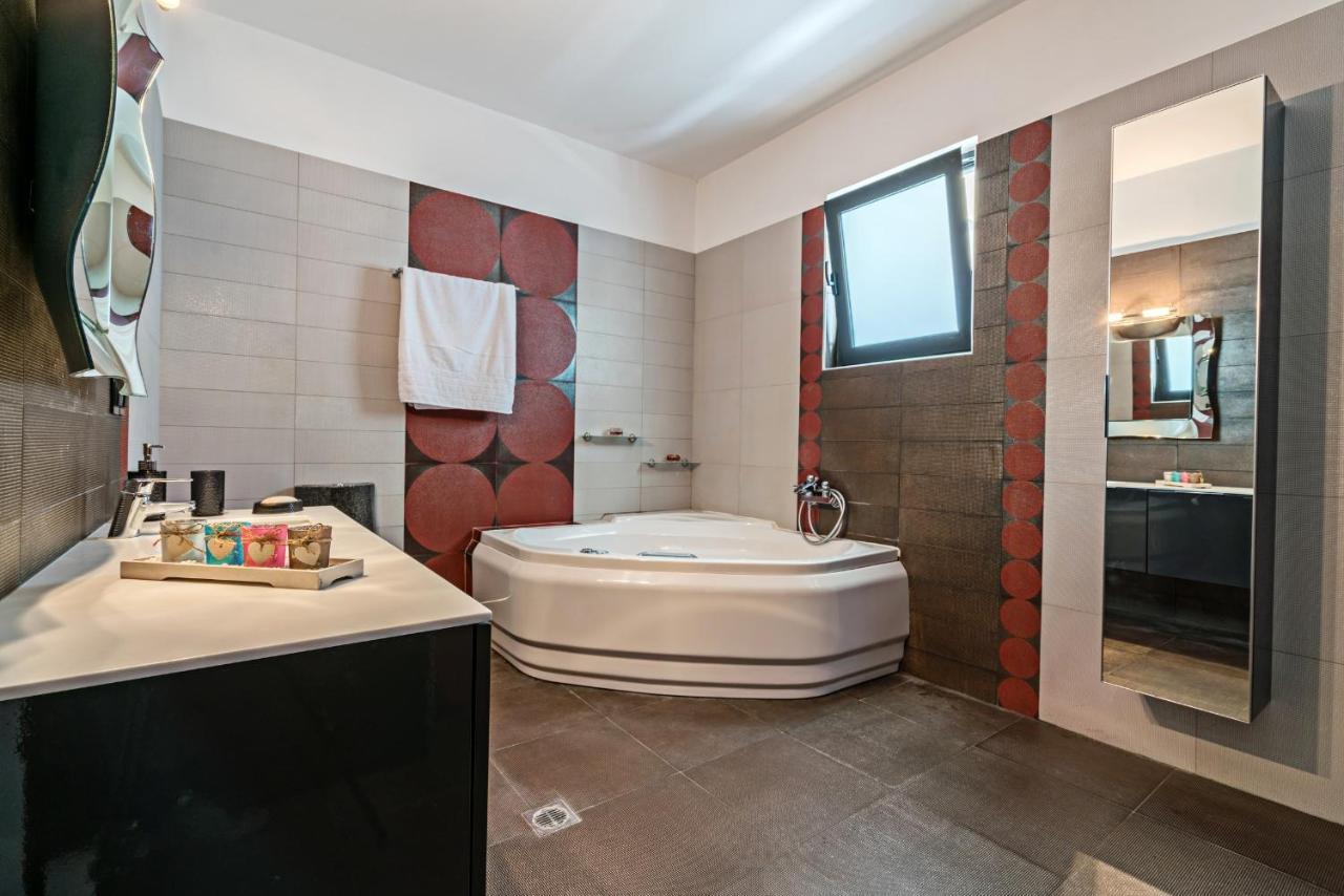 Alkistis Villa With Amazing Sea View Maroulás Exterior foto