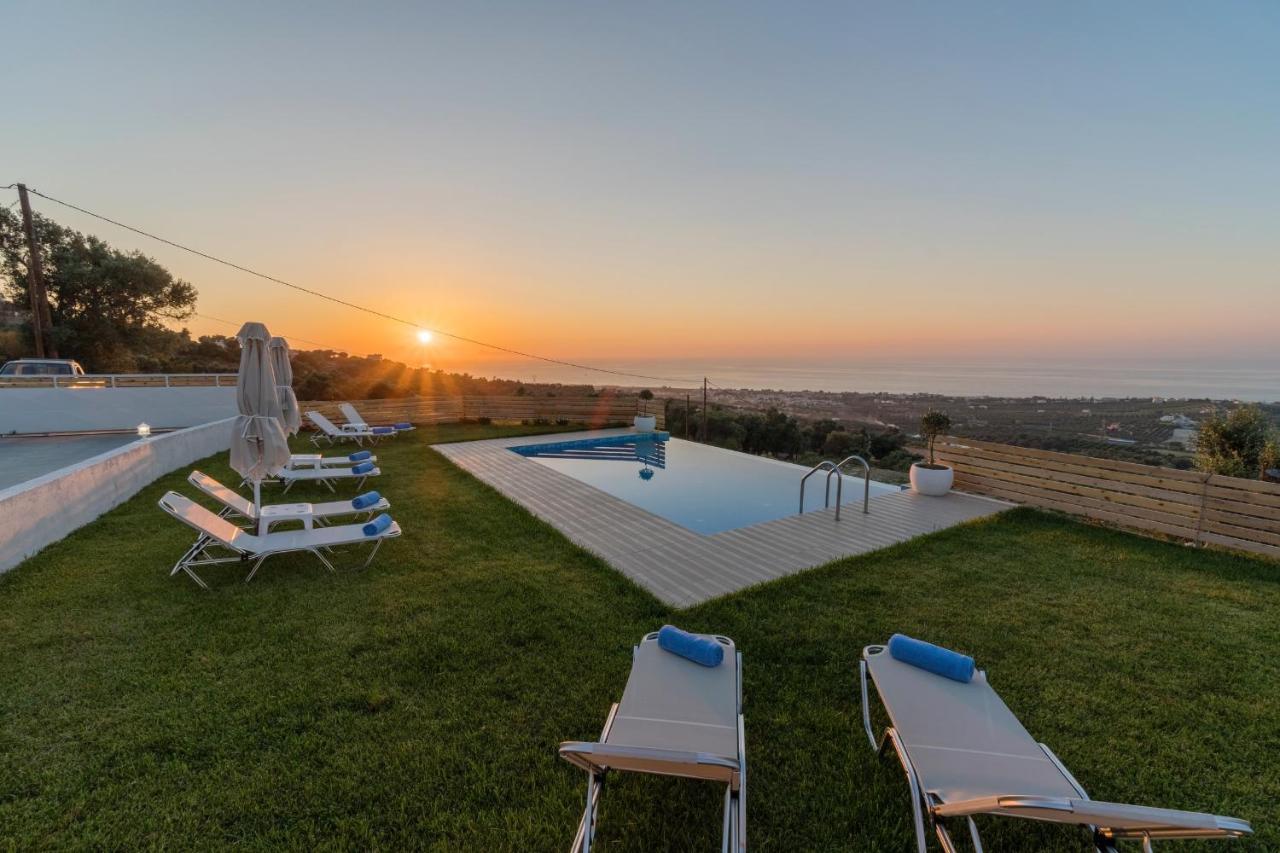 Alkistis Villa With Amazing Sea View Maroulás Exterior foto