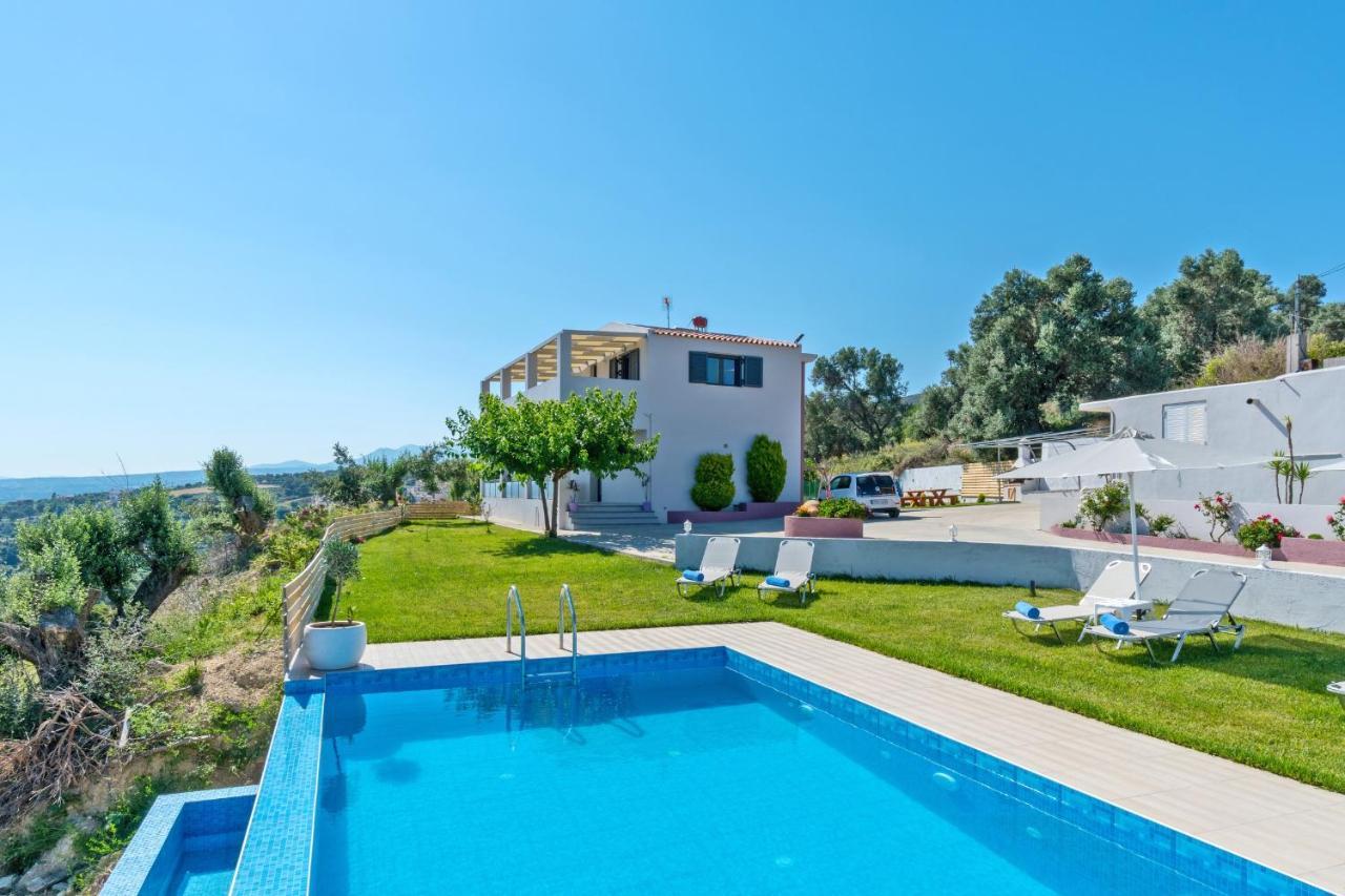 Alkistis Villa With Amazing Sea View Maroulás Exterior foto