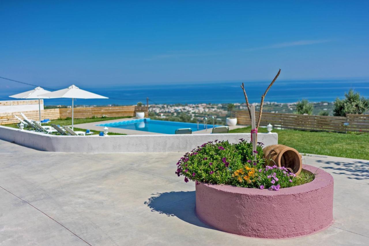 Alkistis Villa With Amazing Sea View Maroulás Exterior foto